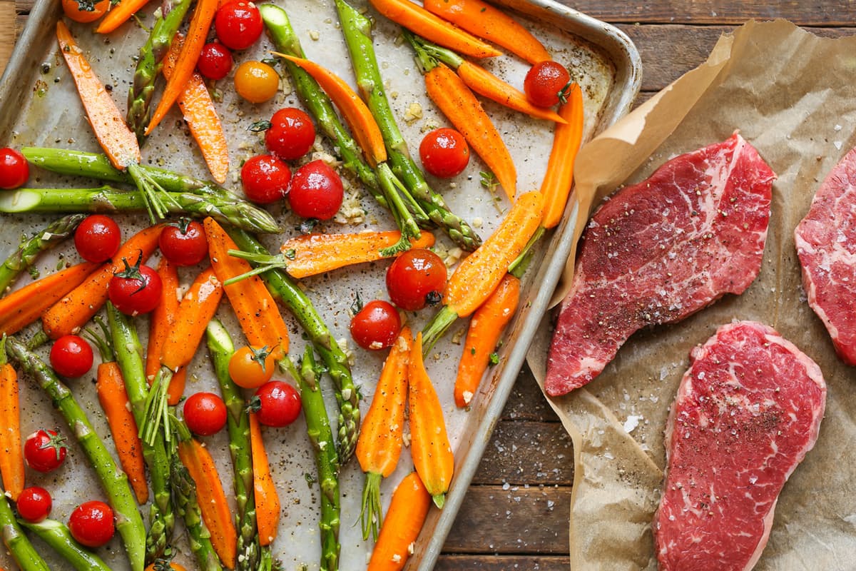 Sheet Pan Steak and Veggies