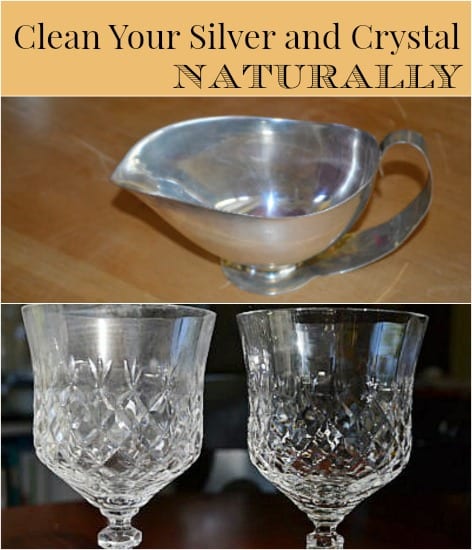 Silver and Crystal Cleaner via The Greenbacks Gal