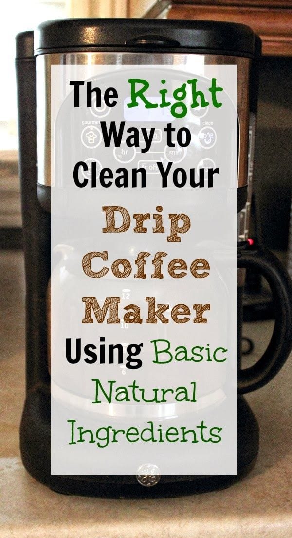 Cleaning Your Coffee Maker Naturally via The Creek Line House