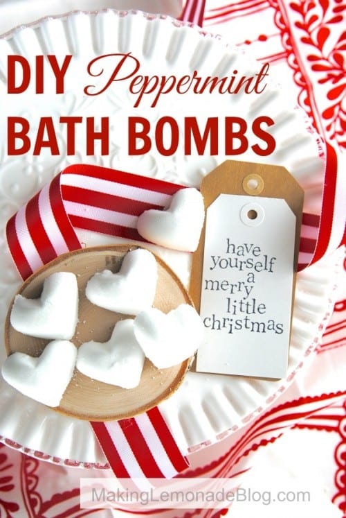 DIY Peppermint Bath Bombs
