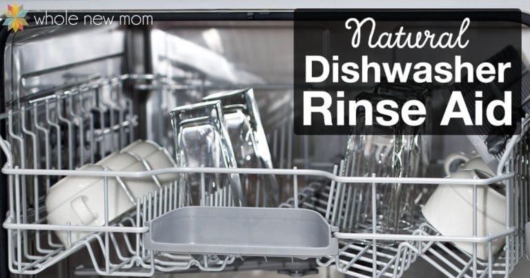 Natural Dishwasher Rinse Aid via Whole New Mom