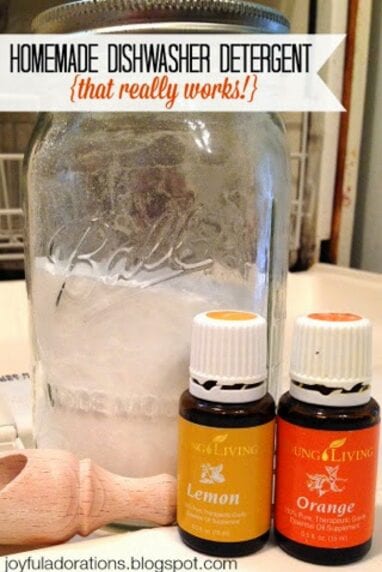 Homemade Dishwasher Detergent via Joyful Adorations