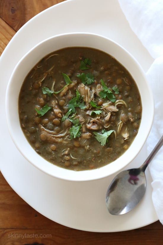 Instant Pot (Pressure Cooker) Chicken and Lentil Soup