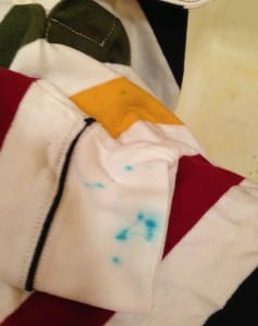 Pen on Shirt