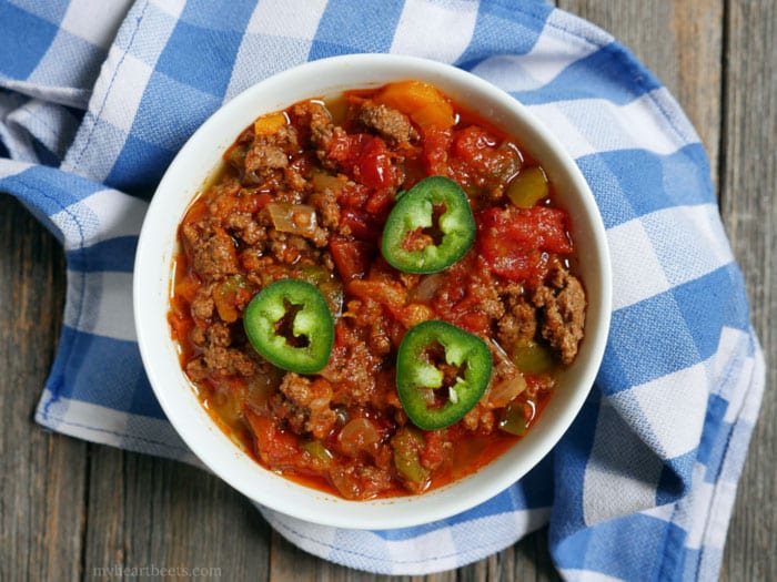 Texas Beef Chili (Slow Cooker & Instant Pot)