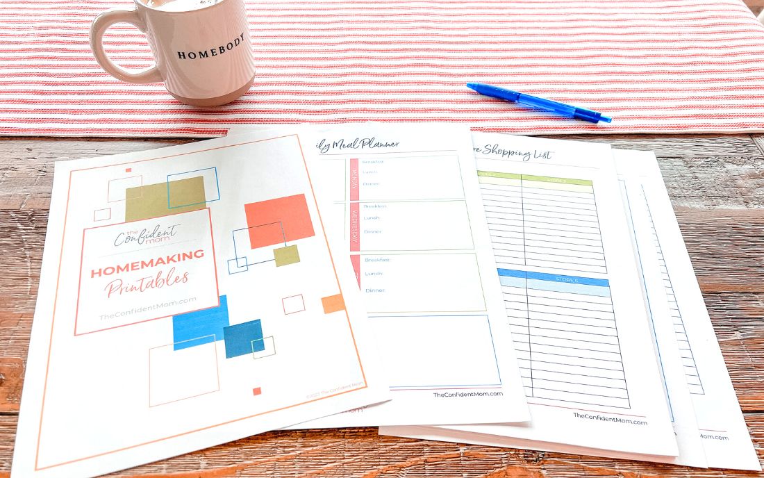 Homemaking Printables Web Image